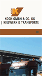 Mobile Screenshot of koch-kies.de